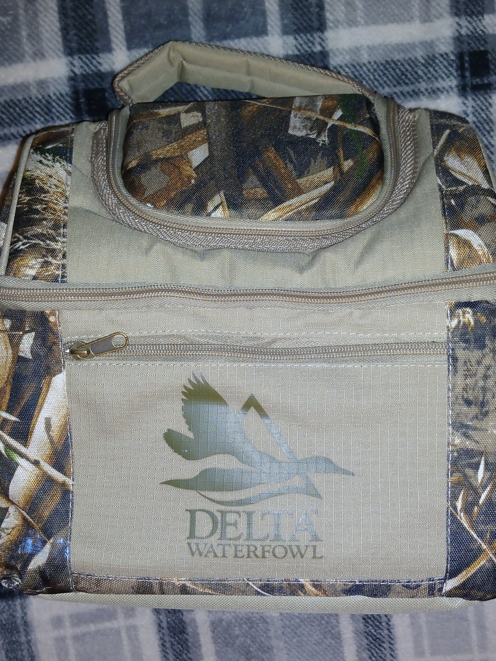 Tan Camouflage Cooler Bag